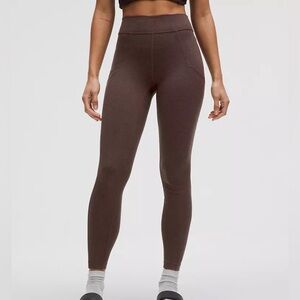 Lululemon Soft Suedey High Rise Tight Leggings
